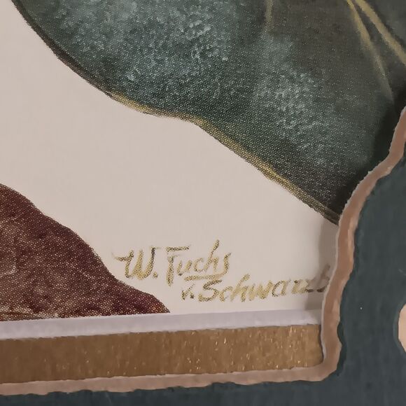 VTG Afternoon Magnolia Print By Waltraud Fuchs von Schwarzbek Matted & Framed - Picture 16 of 16